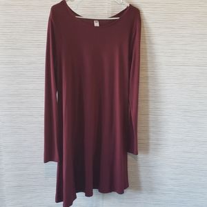 Long Sleeve Swing Dress